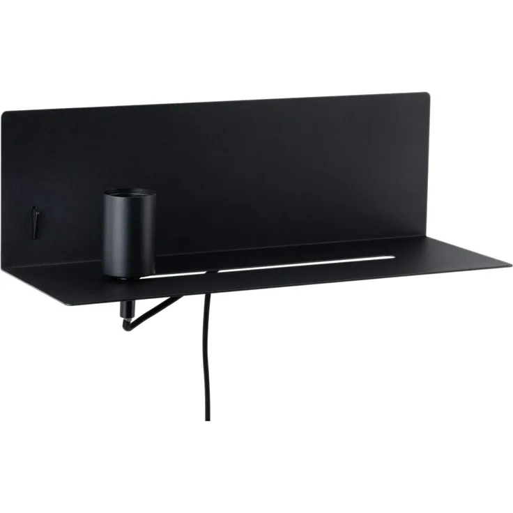 Paulmann No. 78920 Wandleuchte mit Ablage Devara E27 max. 40W schwarz