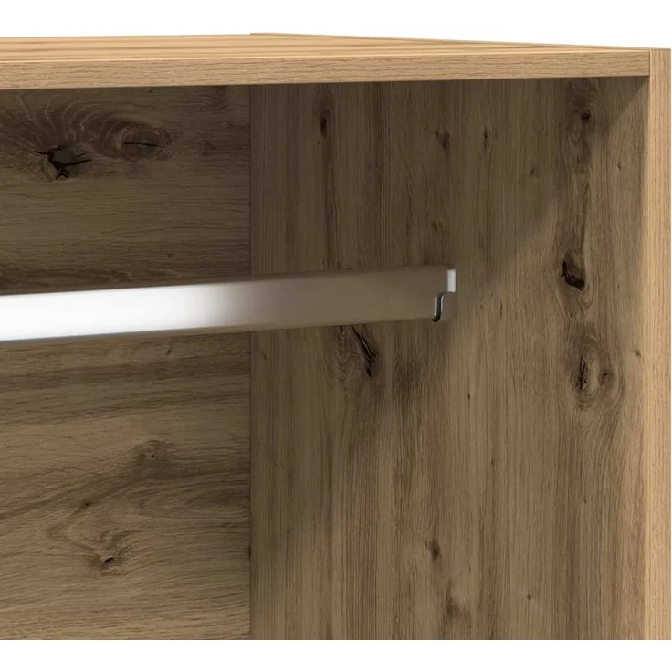 vidaXL Kleiderschrank Artisan-Eiche 100x50x200 cm Holzwerkstoff 3318627 – Bild 6