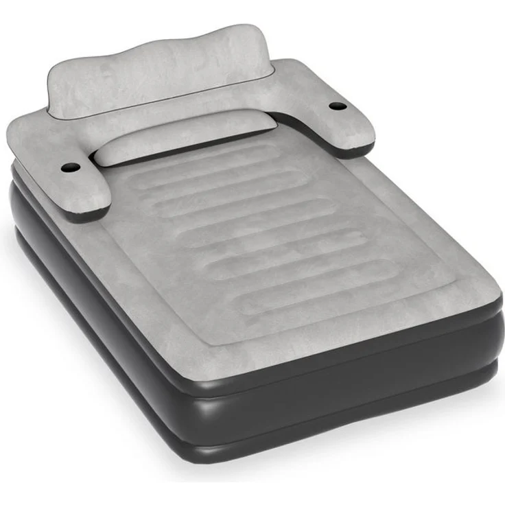 FIVMEN Luftbett Luftmatratze Flocked Selbstaufblasend mit Elektrischer Pumpe, Luftmatratze Luftbett Premium Gästebett Aufblasbare Matratze – Bild 4