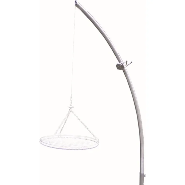 Schneider Grillgalgen aus Edelstahl, 42 mm, Höhe 150 cm, Schwenkgrill – Bild 1