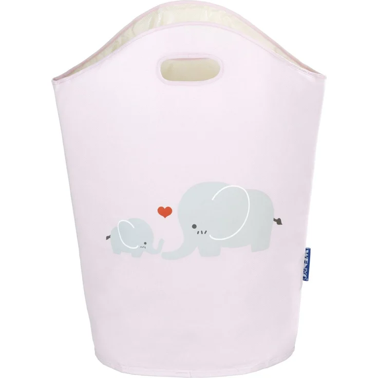 Wenko Wäschesammler Kids Elli 24 l, rosa – Bild 1