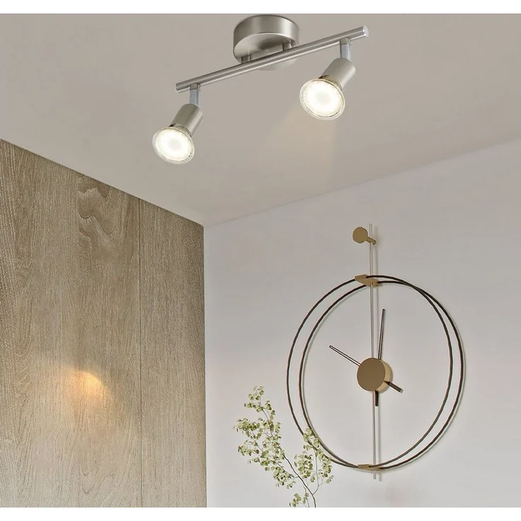 Nettlife Deckenstrahler 1/2/3/4/6 Flammig Wand Modern Deckenleuchte, Schwenkbar 350°, LED wechselbar, Wohnzimmer Flur Schlafzimmer – Bild 3