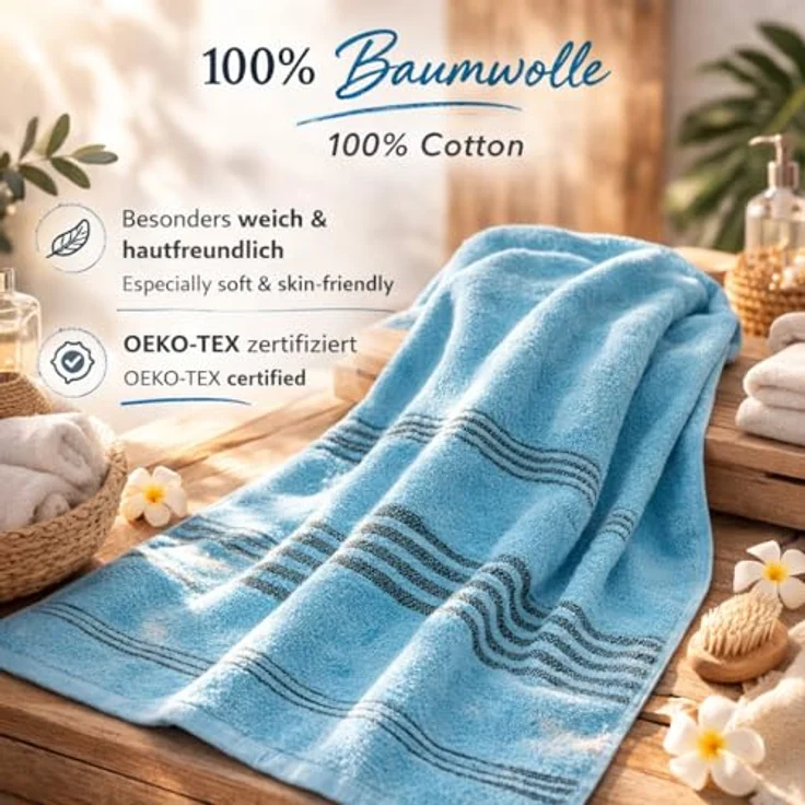 Betz Strandtuch Betz XXL Badetuch LINES Strandtuch Saunahandtuch Liegetuch 90x180 cm, 100% Baumwolle – Bild 5