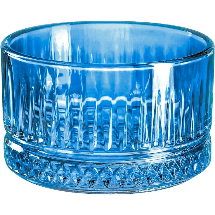 Elysia 4 Tlg. Set Snackschale aus Glas in Blau Servierschale Snackschale Rund – Bild 1