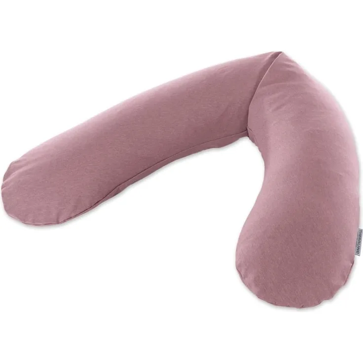 Theraline Stillkissen "Das Original" Polyester Hohlfaser Bezug 190 cm 155 Melange Rosenholz (Bamboo)
