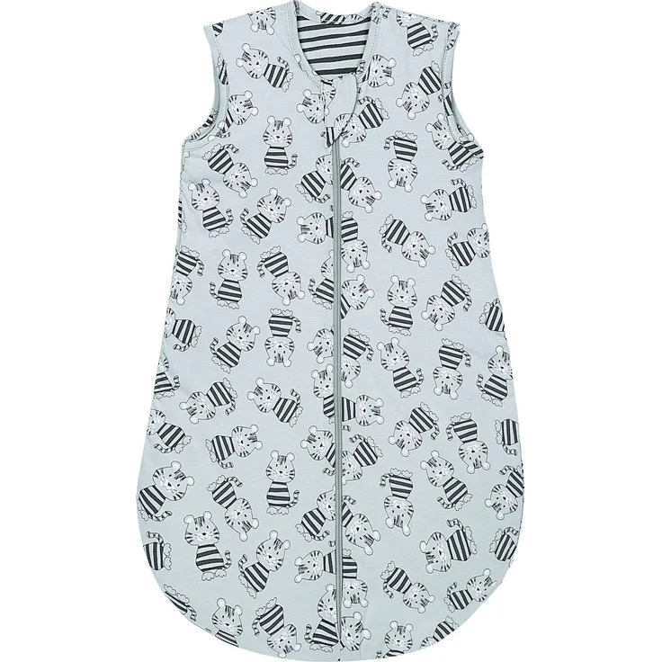 Odenwälder Sommerschlafsack Jersey TOP 110, wild tiger grey, inkl. Stoffwindel