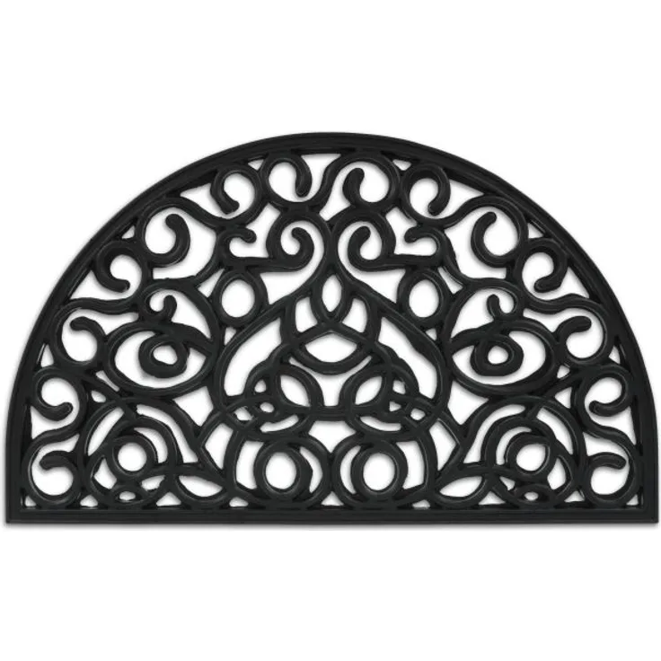 Halbrunde Fußmatte aus Gummi 10034205