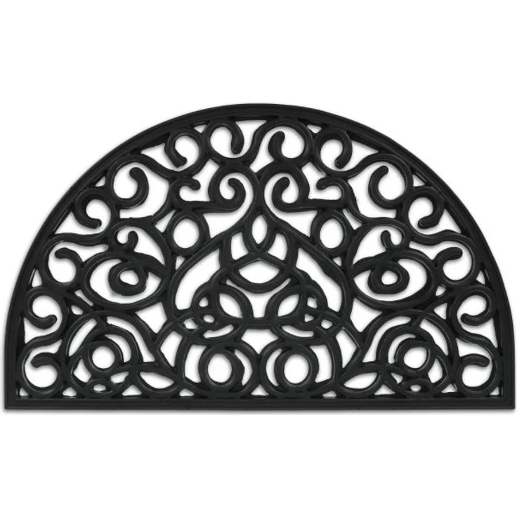 Halbrunde Fußmatte aus Gummi 10034205 – Bild 1