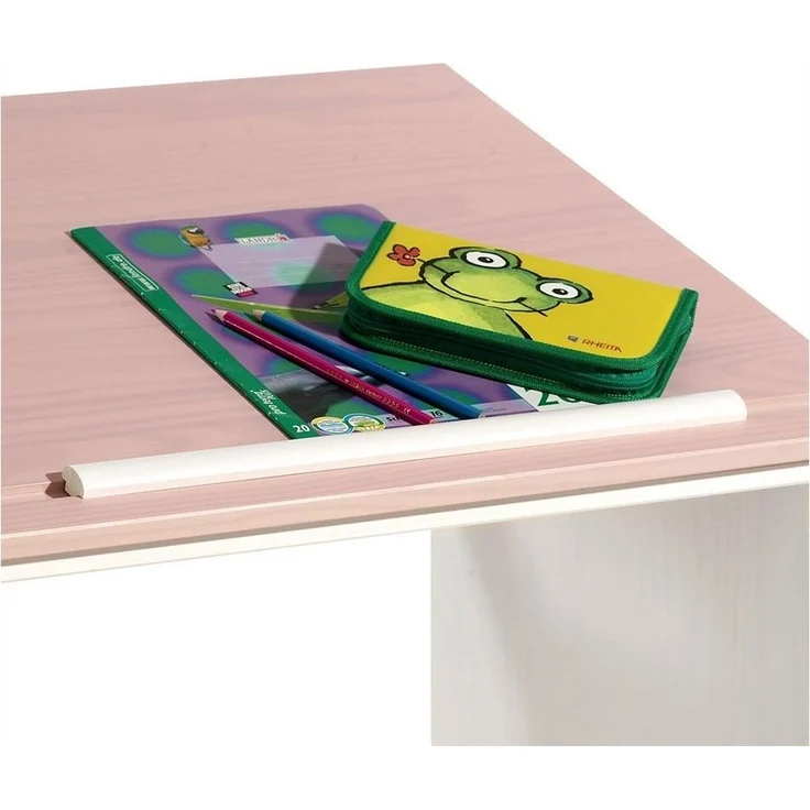 IDIMEX Kinderschreibtisch KEVIN, Kinderschreibtisch Schülerschreibtisch neigungsverstellbar Kiefer mass – Bild 2