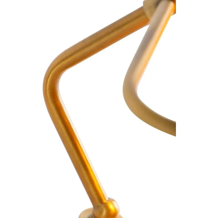 Qazqa Tischleuchte Banker, ohne Leuchtmittel, E27, Gelb, Klassisch / Antik, Glas, 1-flammig – Bild 4