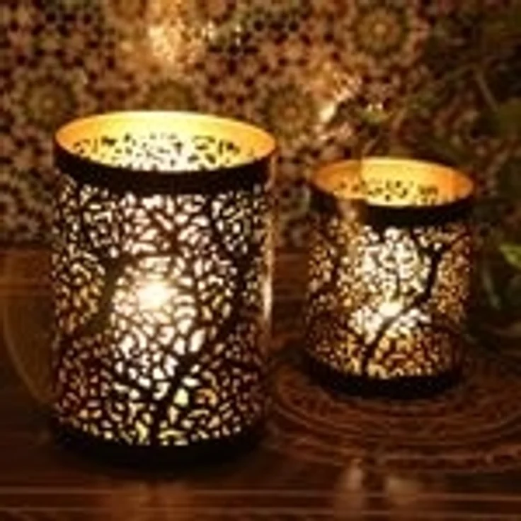 Orientalisches Windlicht Ancona 2er Set – Bild 5
