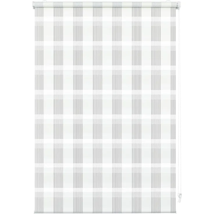 Gardinia EASYFIX Doppelrolle Karo, kein Bohren | Kleben, Klemmen