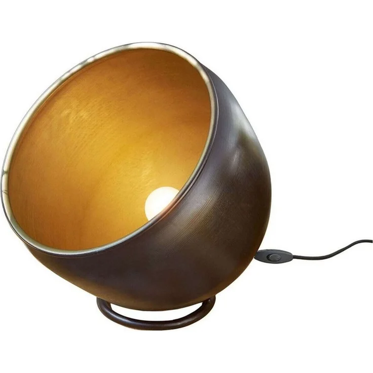 Mirabeau Tischleuchte Bodenlampe Moorford antikschwarz/messing – Bild 1