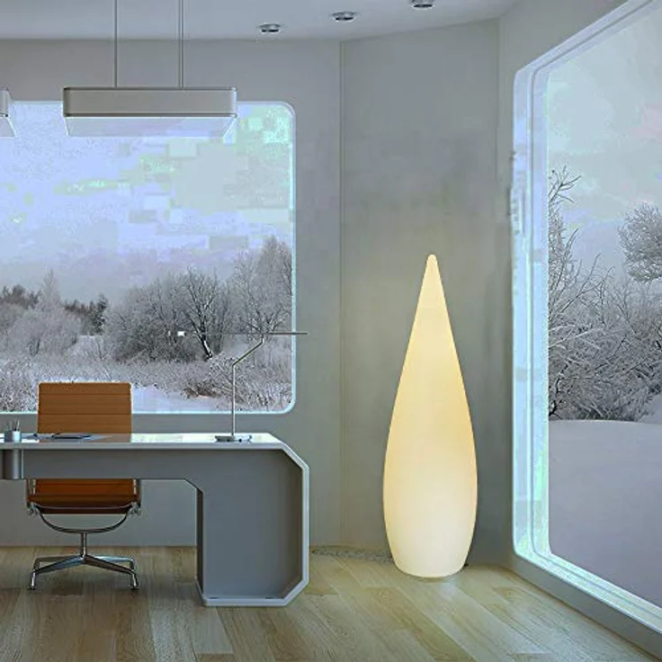 Arnusa LED Stehlampe Moderne Lampe mit Farbwechsel und Fernbedienung RGB Akku kabellos, Farbwechsel, LED fest integriert, Farbwechsler, warmweiß, Kaltweiß, Blau, Rot, Sauna Lampe Stimmungsleuchte – Bild 13