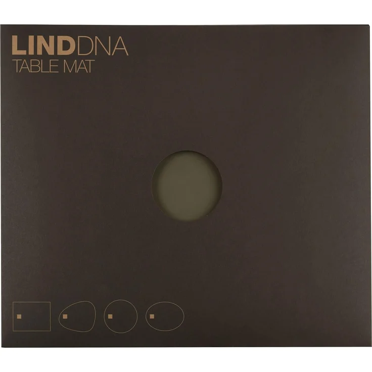 LIND DNA Table Mat Square L 35x45 cm Nupo Anthracite – Bild 7