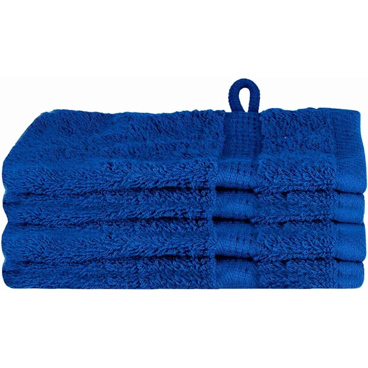 vidaXL Gästetuch SOLUND 4 pcs Blau 15 x 21 cm 550 gsm 137177 – Bild 1