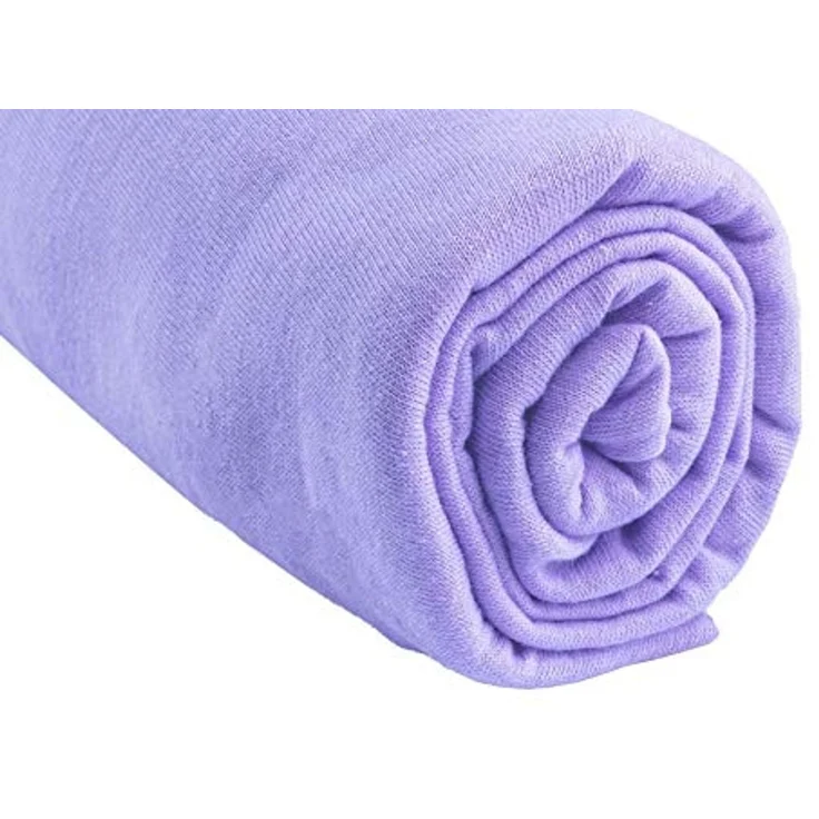Lot de 3 Draps housse Coton pour lit Bébé 40x80 / 40x90 - rose blanc parme – Bild 4