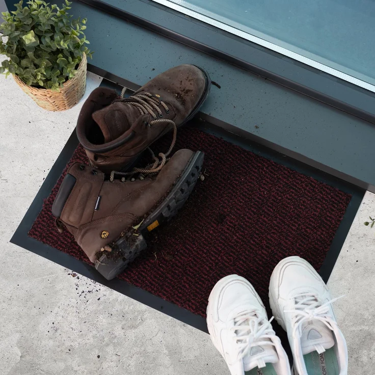 Furni24 Fußmatte - Rot-Schwarz, 40 x 60 cm – Bild 9