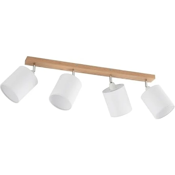 Lindby Deckenstrahler Imarin, Holz IP20, 4 x 15 W LED – Bild 1