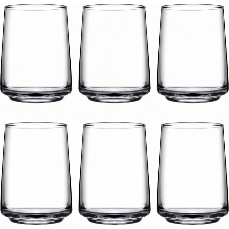 Hermia Concept 'PB-420163-6' Gläser-Set (6-teilig), Transparent, 6,6 x 6,6 x 8,4 cm, 270 ml – Bild 4