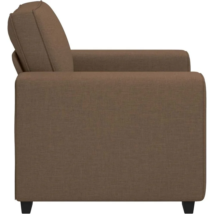 vidaXL Sessel Braun 100x77x82 cm Stoff 4105150 – Bild 4