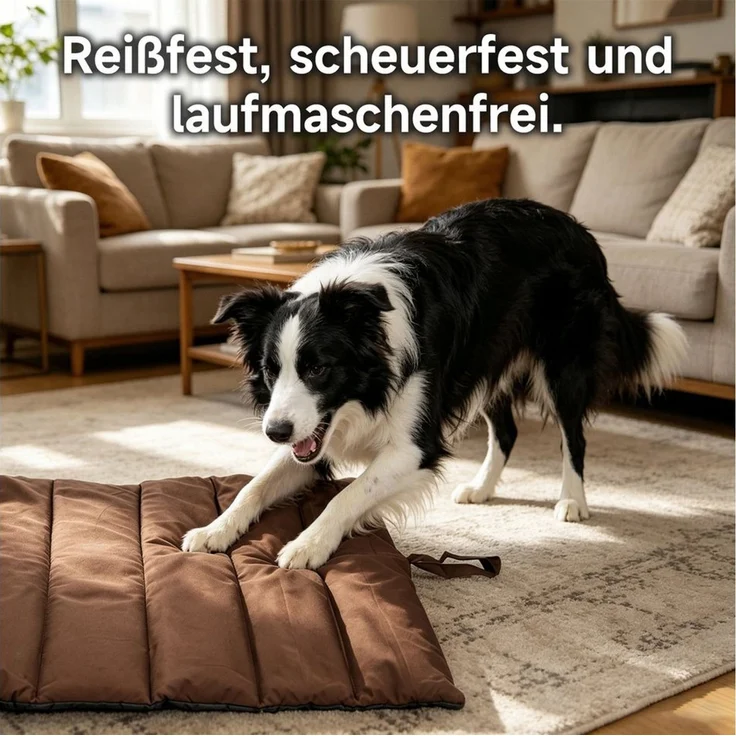 OSTWOLKE Hundematte Wasserdichte Hundematte für Outdoor, Faltbare Hundedecke für Unterwegs, Große Reisedecke für Haustier 110x68 cm – Bild 4