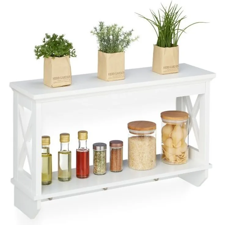 Wandregal mit 3 Haken 10032187