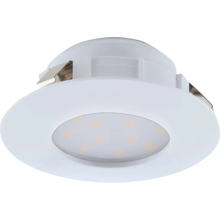 Eglo 95817 Hochvolt Einbauleuchte Pineda in weiß 1X6W Ø 7,8cm IP44