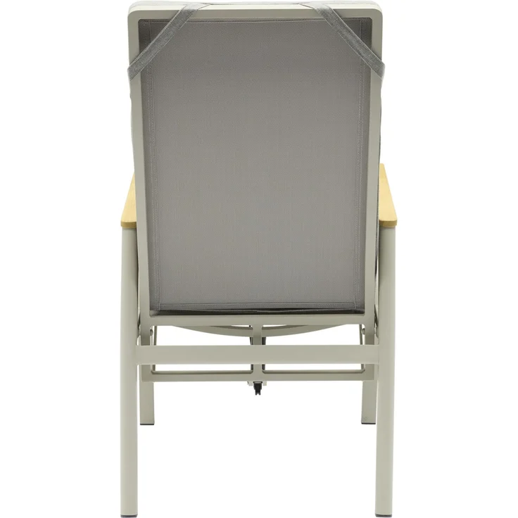 LC Garden 'Mira' Gartenstuhl, 4 Stk, verstellbar, Taupe, 109 x 60 x 67 cm – Bild 4