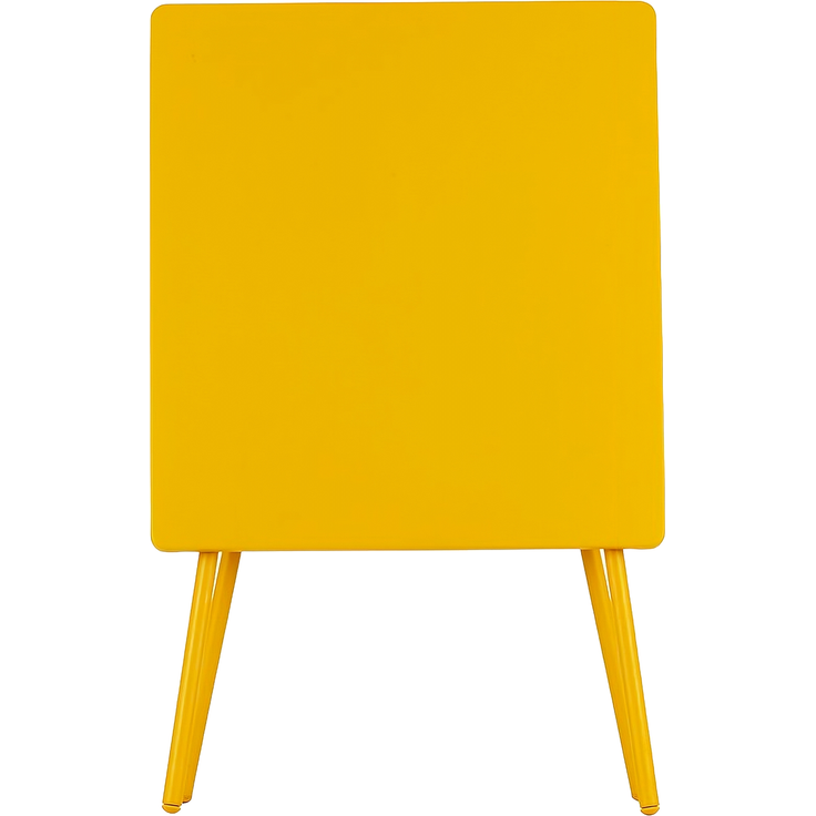 BALCONY Tisch 70x70, Metallgestell, Farbe: Miel Tube, klappbar – Bild 3