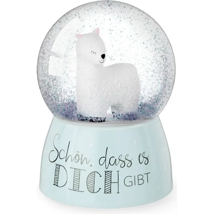 Schneekugel Glitzerkugel für Dich:-) Geschenk la vida Lama 7006731