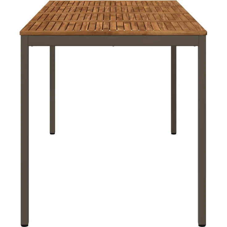 vidaXL Gartenbar-Tisch NAARDEN Natur und Kaffee 196 x 100,5 x 105 cm 3394424 – Bild 4