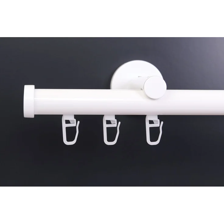 Deco-Raum® Gardinenschiene Innenlauf Weiß Modern | Länge: 280cm | Material: Aluminium | Farbe: Weiß – Bild 5