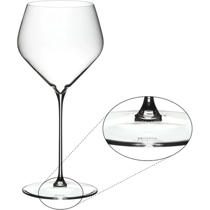 Riedel VELOCE Chardonnay Weinglas 2er Set + Poliertuch – Bild 3