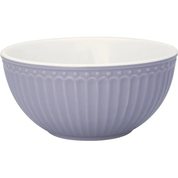 Greengate Müslischale Alice Müslischale lavender 14 cm, Steinzeug, (Schüsseln & Schalen) – Bild 1