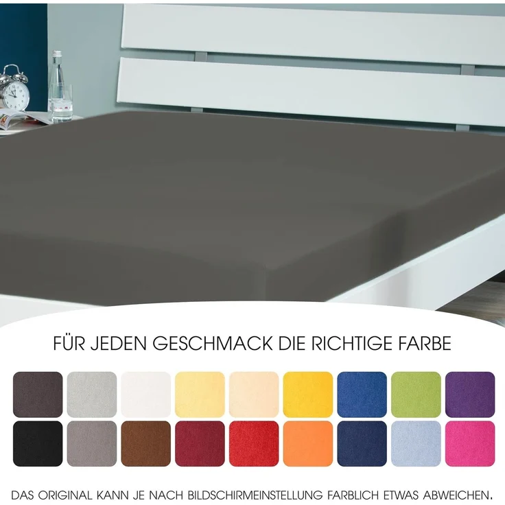 CelinaTex Jersey Spannbettlaken Lucina 140x200-160x200 cm grün 100% Baumwolle gekämmt bis 26cm Matratzenhöhe Spannbettbezug, Leintuch, Bettlaken, elastisch, Strech, Oeko-Tex – Bild 7