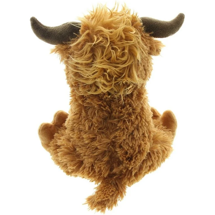 Dekoleidenschaft Bodentürstopper "Stier" Stoff braun 23 cm hoch, flauschig, Türstopper Boden, Türpuffer, Feststeller, Türfeststeller, Türsack, Fensterpuffer, Fensterstopper – Bild 3