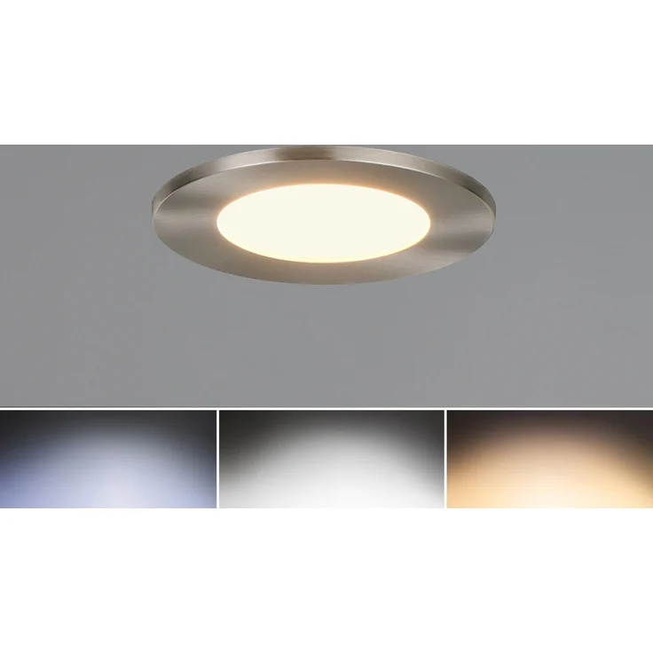 LED Einbaustrahler 6er Set, dimmbar, 2 Lichtfarben für Badezimmer, Ø 8,5cm – Bild 4