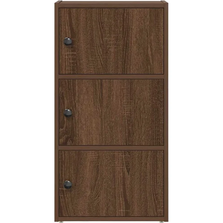 vidaXL Bücherregal Braun Eichen-Optik 40x24x77 cm Holzwerkstoff 860370 – Bild 3