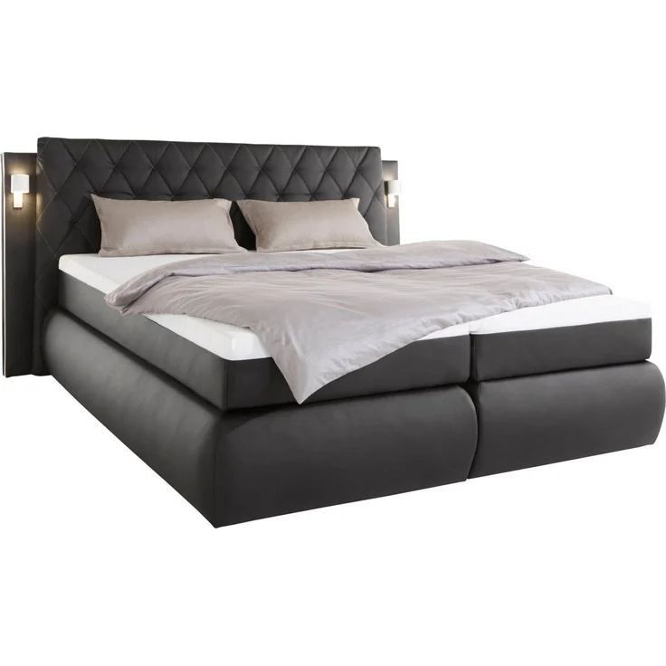 COLLECTION AB Boxspringbett, inklusive Bettkasten, LED-Beleuchtung und Topper – Bild 3
