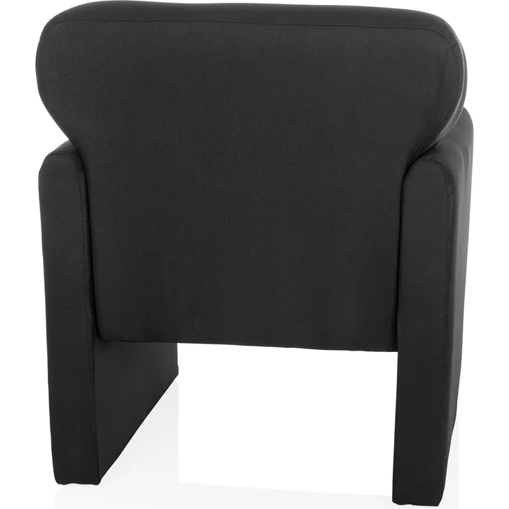 hjh LIVING Loungesessel 1-Sitzer CARIPITO Stoff Polstersessel Relaxsessel für Wohnzimmer Schlafzimmer, Schwarz – Bild 7