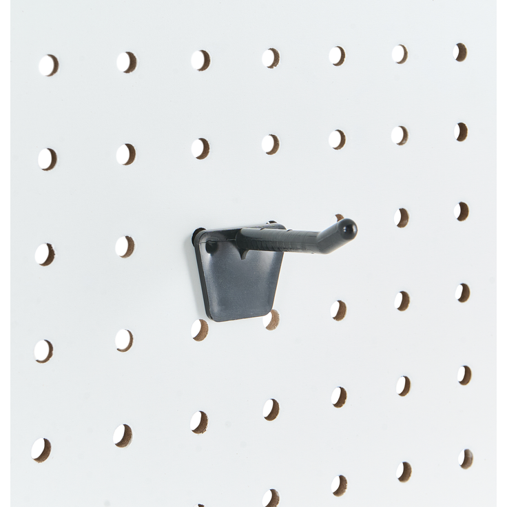 Schreibtisch mit Lochplatte BUXTON Weiß 84 cm 48 cm – Bild 7