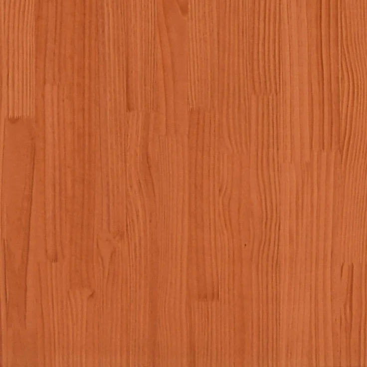 vidaXL Massivholzbett mit Dach Wachsbraun 80x200 cm Kiefer 3282164 – Bild 9