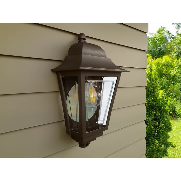 Elstead Lighting Deco Lane Wandleuchte 1-Light Bronze IP44 E27