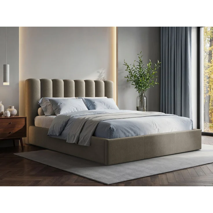 Polsterbett Fynro (Farbe: Margo 227.01, Größe: 140 x 200) – Bild 2