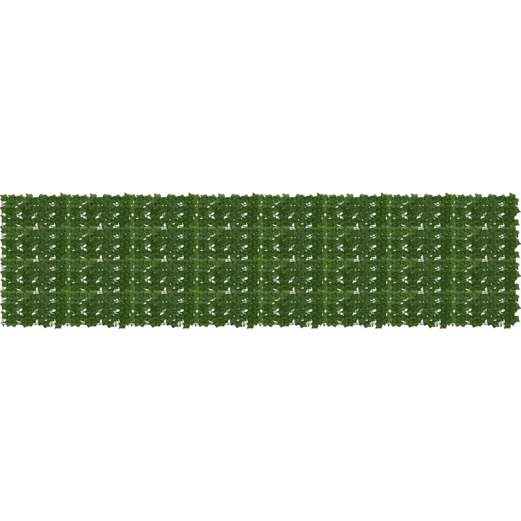 vidaXL Balkonsichtschutz mit Blättern Grün 400 x 100 cm 42040659 – Bild 1