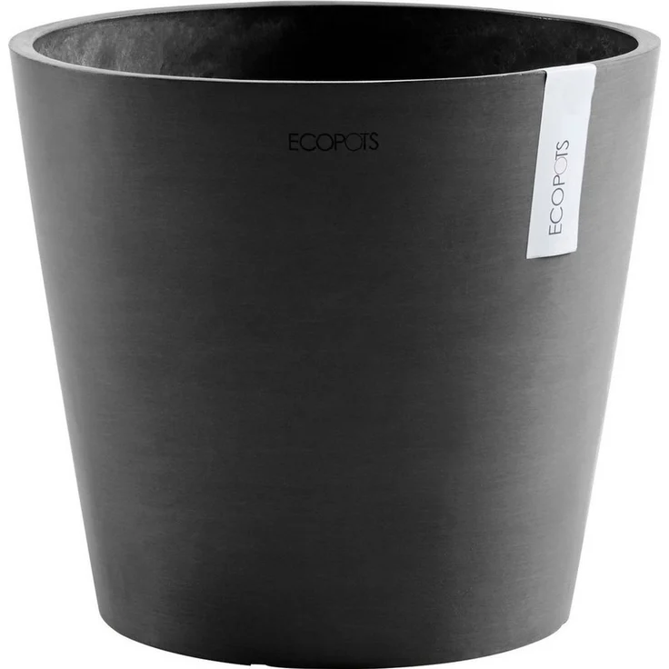 Ecopots Pflanztopf Amsterdam Ø 40 x 35 cm dunkelgrau – Bild 1