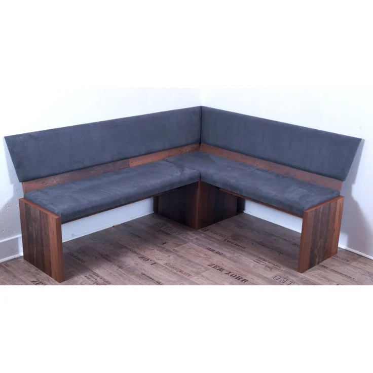MSZ Design Eckbank Eckbankgruppe Essgruppe MILANO 185 x 150 cm Old Wood Vintage Altholz-Optik – Bild 4