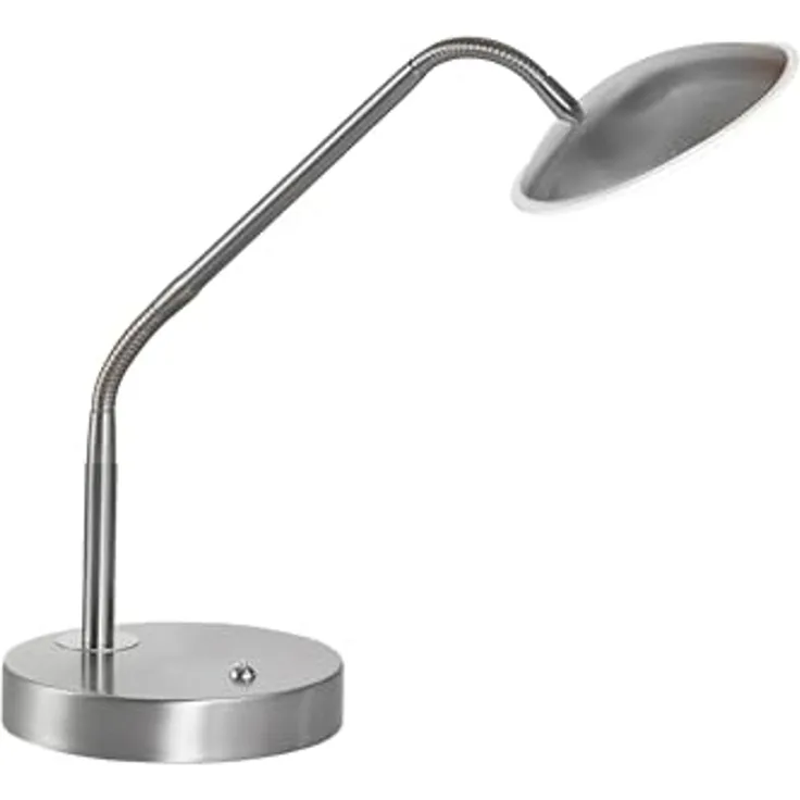 Fischer & Honsel 50700 LED Tischleuchte Tallri nickelfarben CCT dimmbar