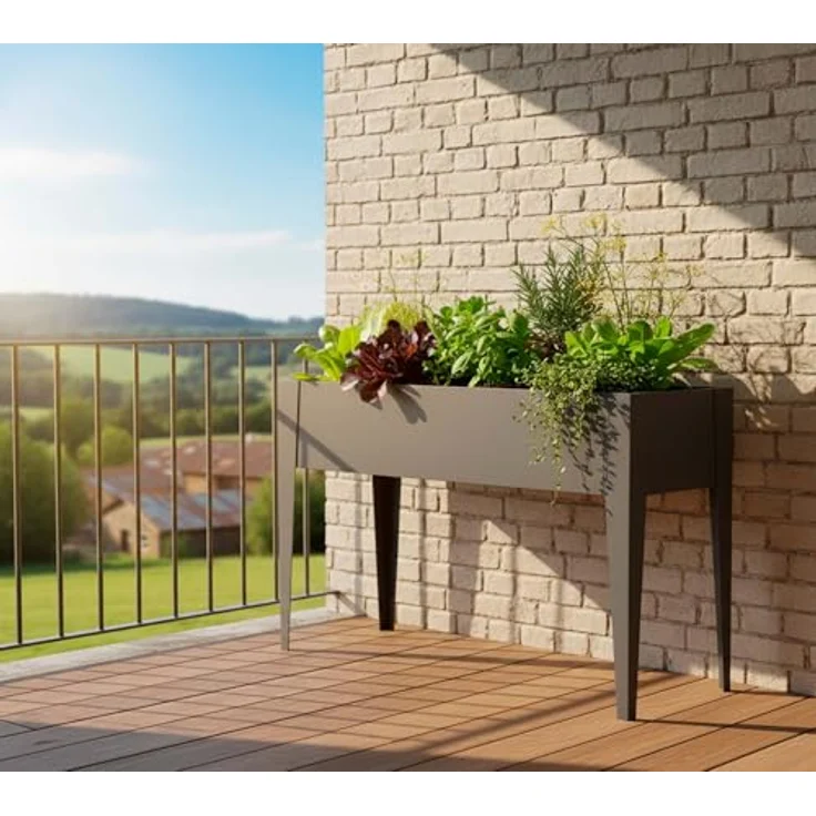 Westmann Vedura M | Metall Balkon Hochbeet | – Bild 4